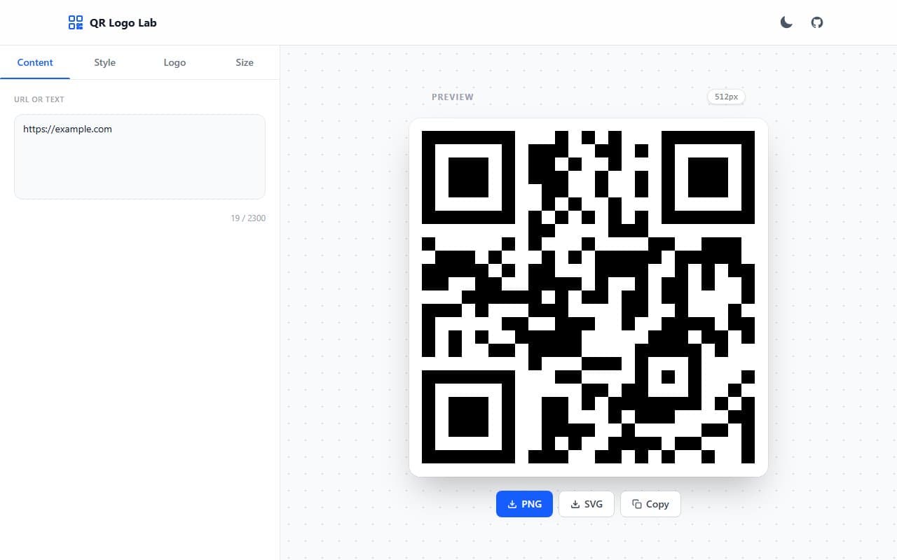 QR Logo Lab screenshot