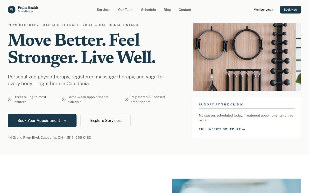 Peaks Health & Wellness screenshot