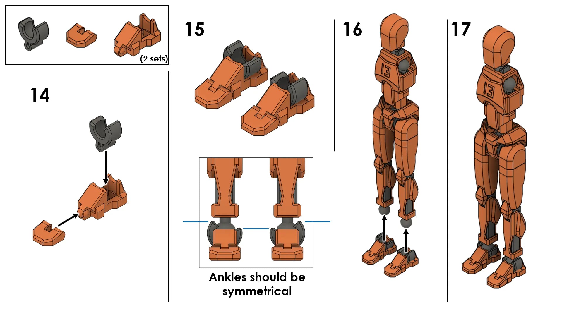 Dummy-13 3D Printed Action Figure