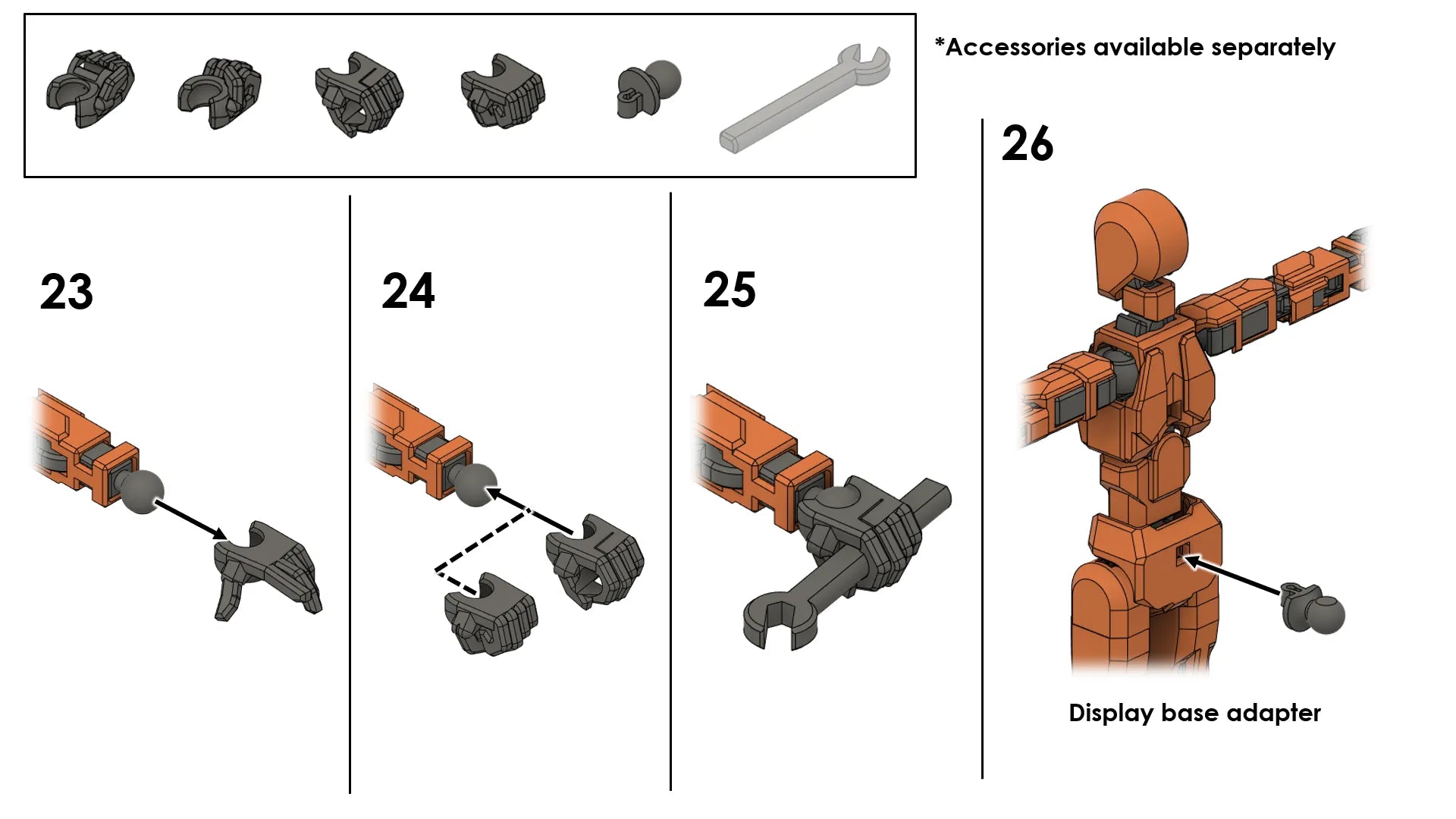 Dummy-13 3D Printed Action Figure