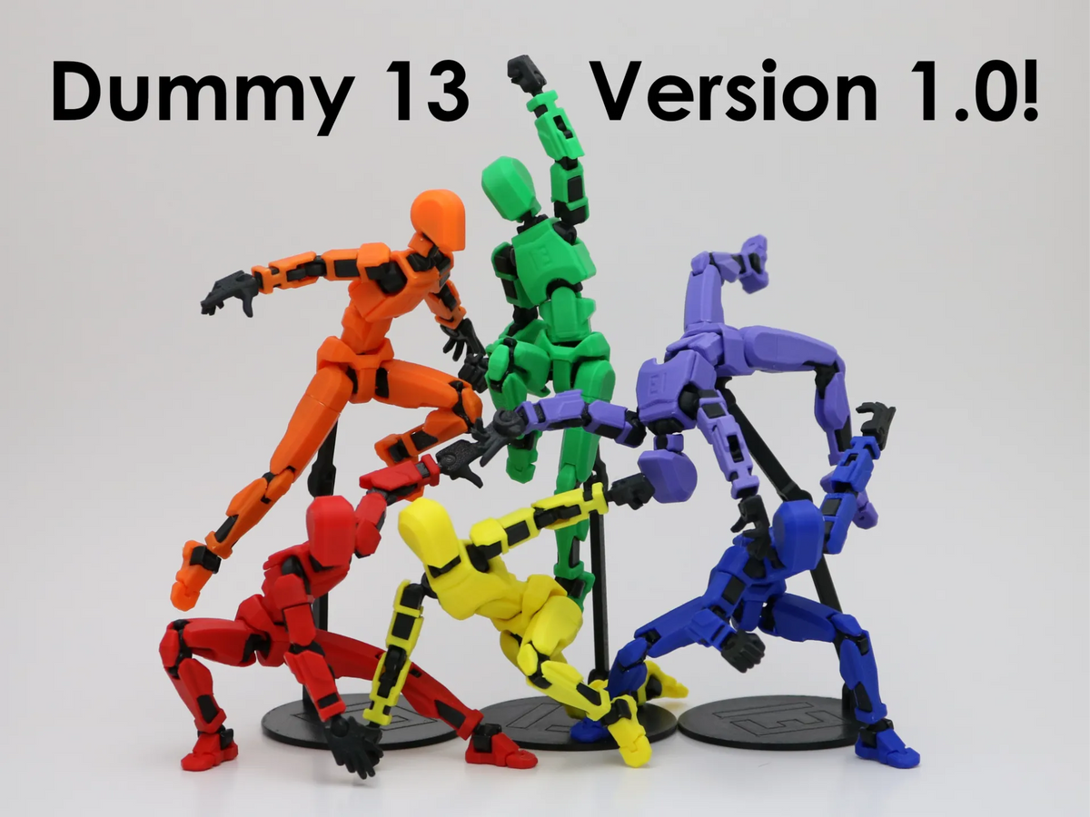 Dummy-13 3D Printed Action Figure