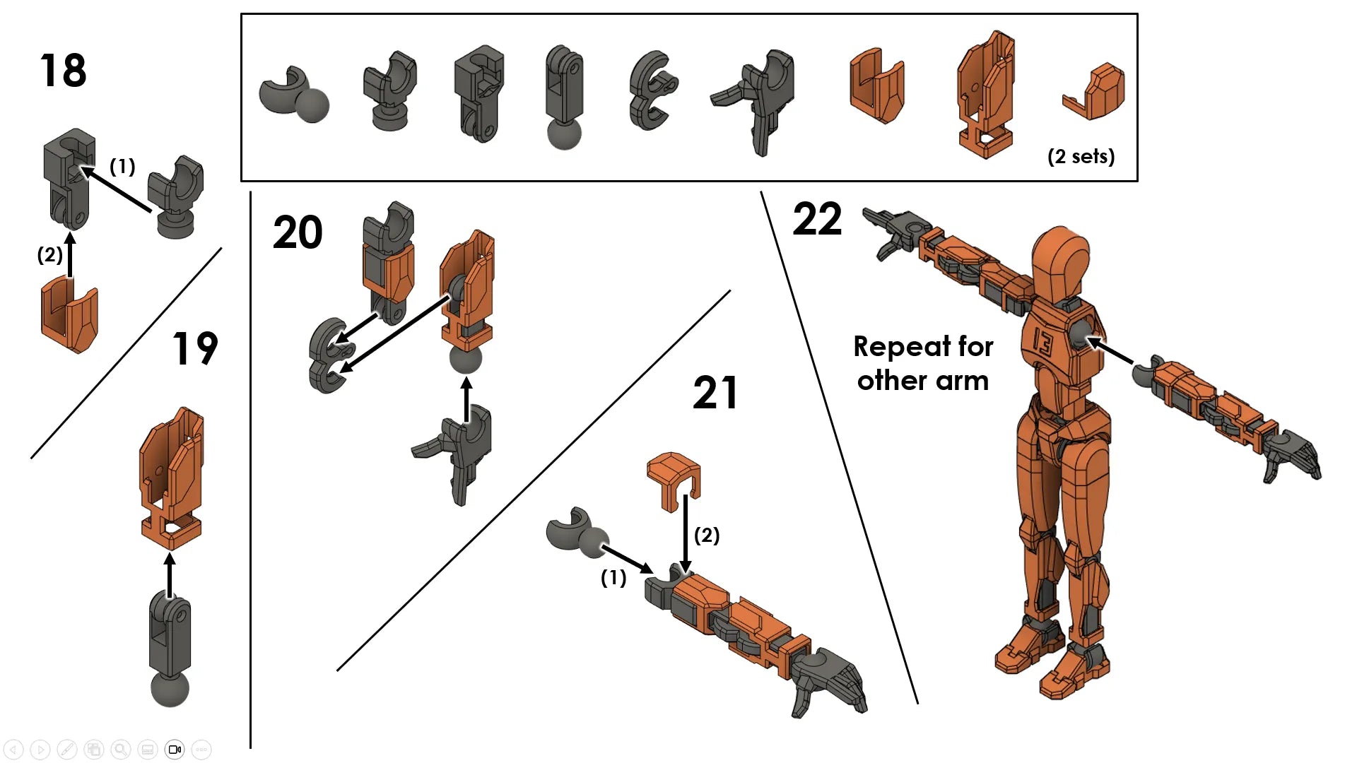 Dummy-13 3D Printed Action Figure