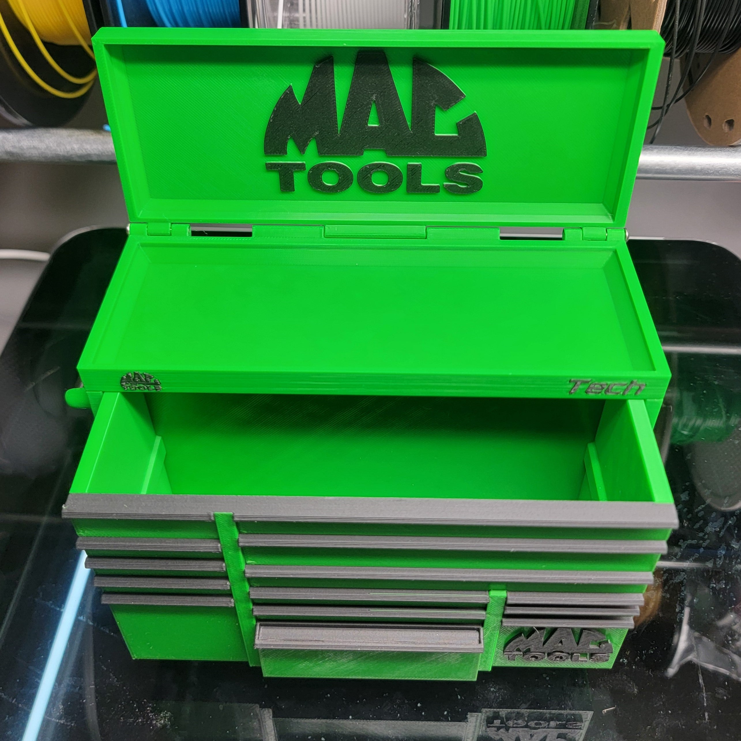 Mac Tools Desk Tool Chest w/ Lid Business Display