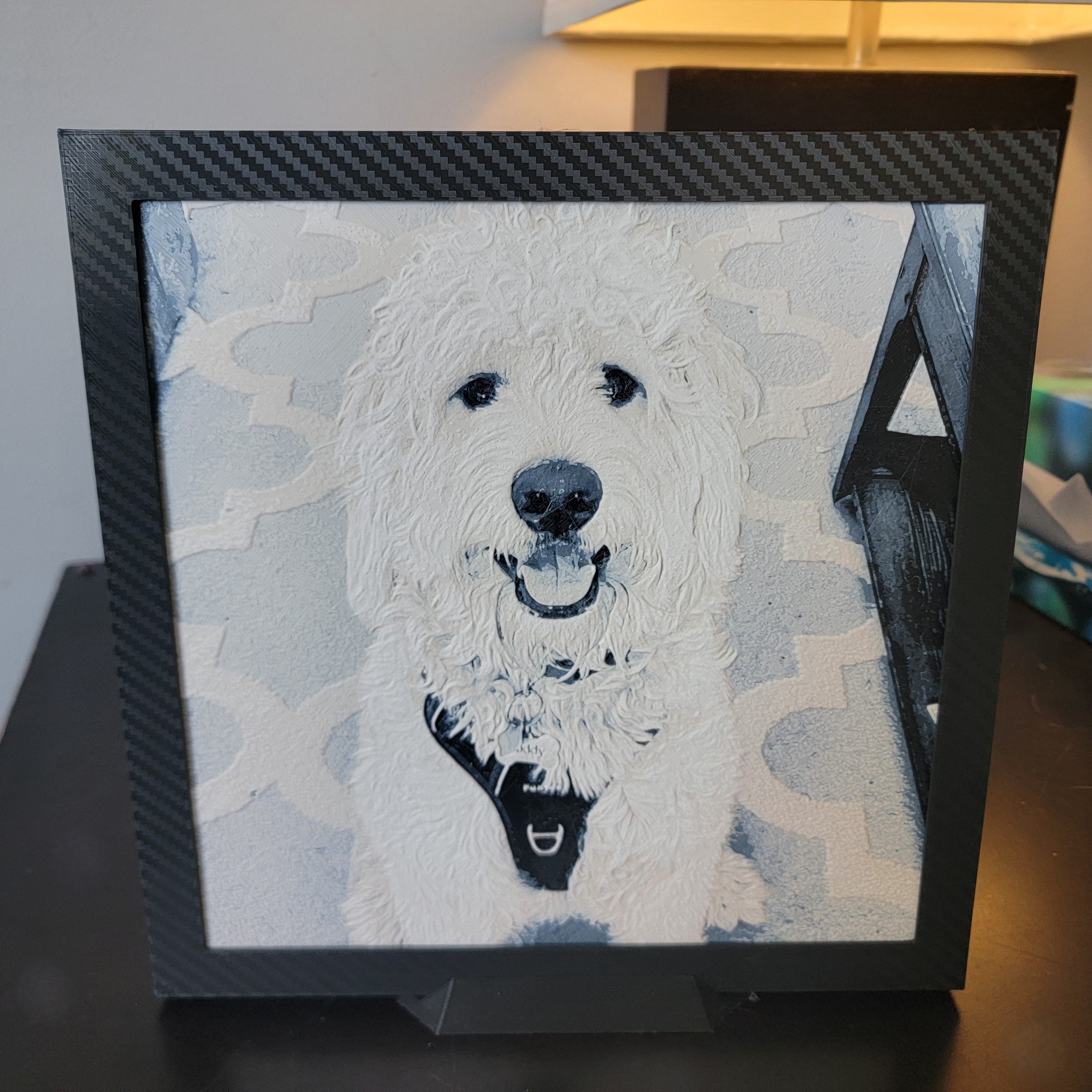 Personalized Custom 3D Printed Pet Portraits